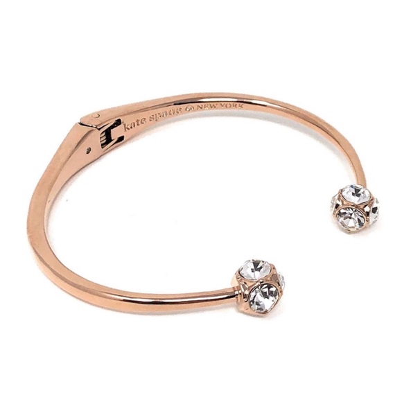 KATE SPADE • Rose Gold Lady Marmalade Cuff Bracelet - Picture 3 of 7
